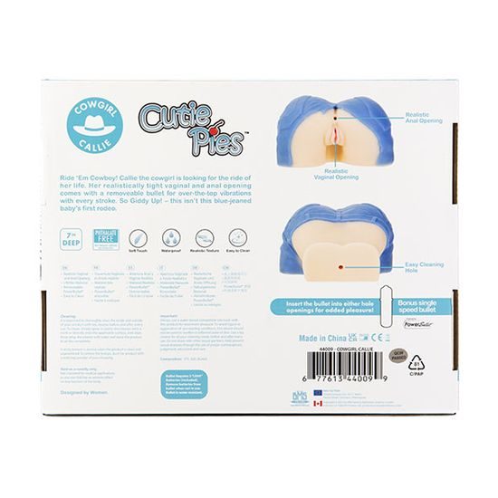 CutiePies - Cowgirl Callie Maszturbátor bónusz vibráló golyóval