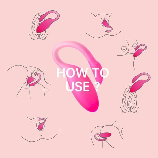 Magic Motion Flamingo Max - okos vibrációs tojás (pink)