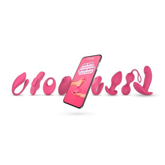 EasyConnect Vibráló Péniszgyűrű Leo Alkalmazásvezérelt Rózsaszín