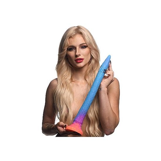 Creature Cocks Világító Makara Szilikon Kígyó Dildó