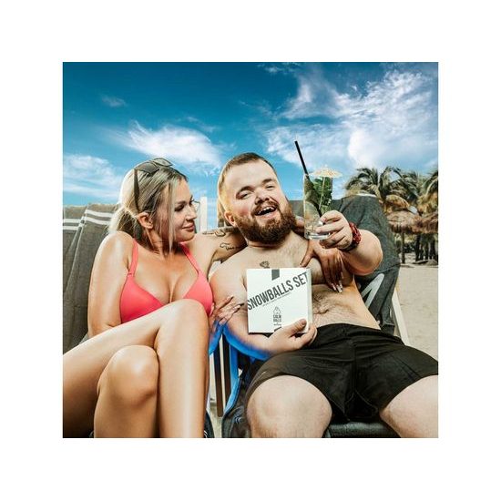 Angry Beards Snowballs szett Hűsítő ápolás a golyóknak