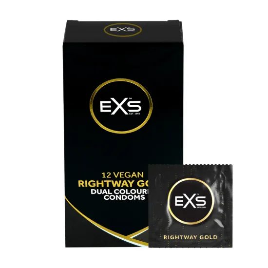 EXS Rightway Gold Condoms - 12 db