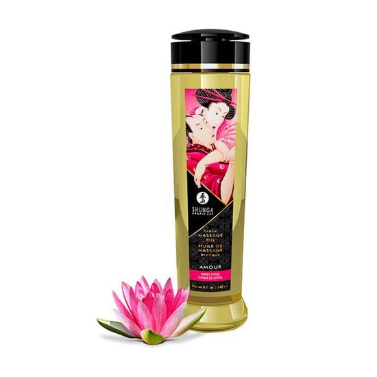 Shunga Erotikus Masszázsolaj Amour Sweet Lotus 240ml