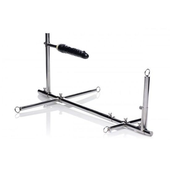 Master Series Bebörtönzött Fém Rúd Dildóval