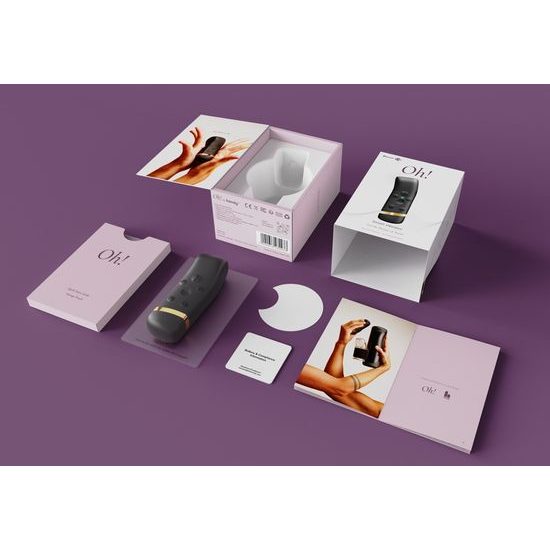 The Handy Oh! - ResoTouch vibrátor (fekete)