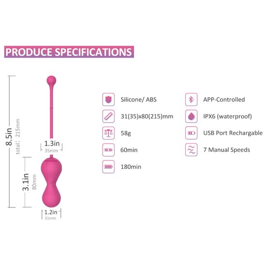 Magic Motion Okos Kegel Mester Golyók