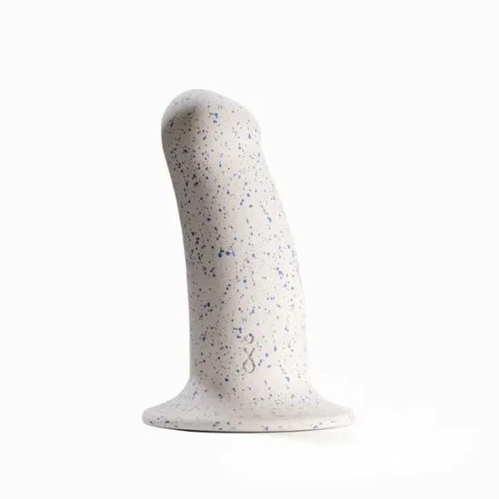 Biird Boo rugalmas dildó tapadókoronggal 14 × 5 cm