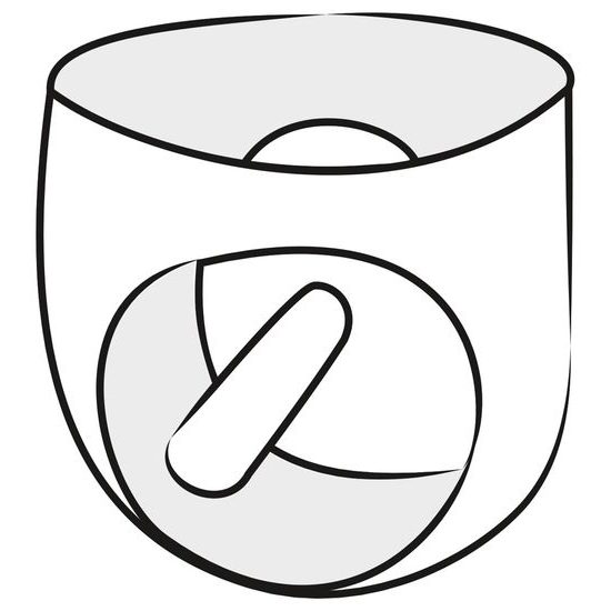 Latex alsónadrág anális dugóval