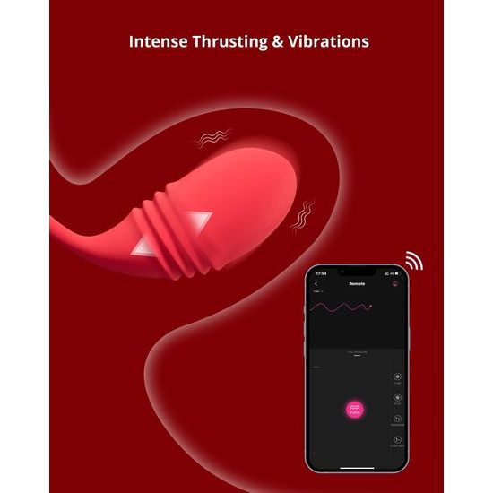 Lovense Vulse App-vezérelt Toló G-pont Vibrátor