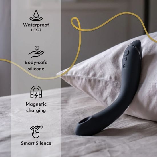 Womanizer OG 2 az 1-ben Pleasure Air G-pont vibrátor fekete