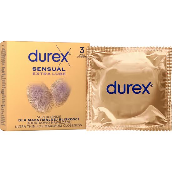 DUREX Sensual Extra Lube 3 db