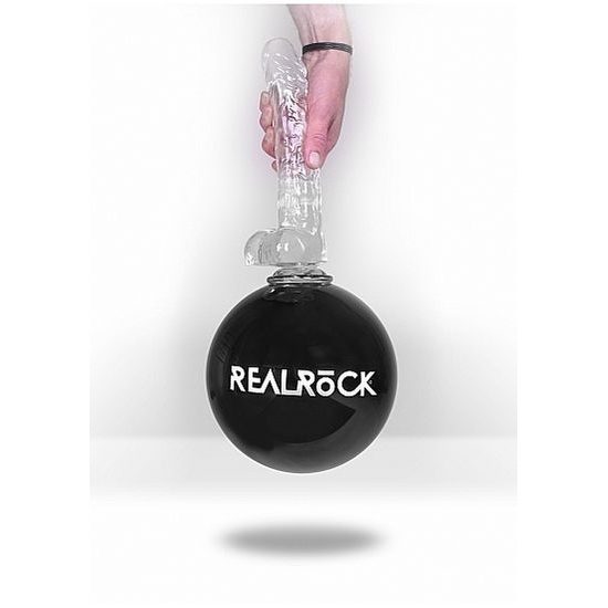 RealRock Realisztikus Dildo Herekkel 17 cm