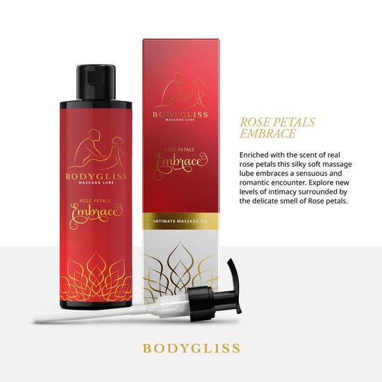 BodyGliss Massage Collection Silky Soft Oil Rose Petals 150ml