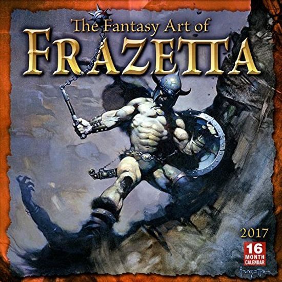 FANTASY ART OF FRANK FRAZETTA - 2017 NAPTÁR ***50% kedvezmény!***