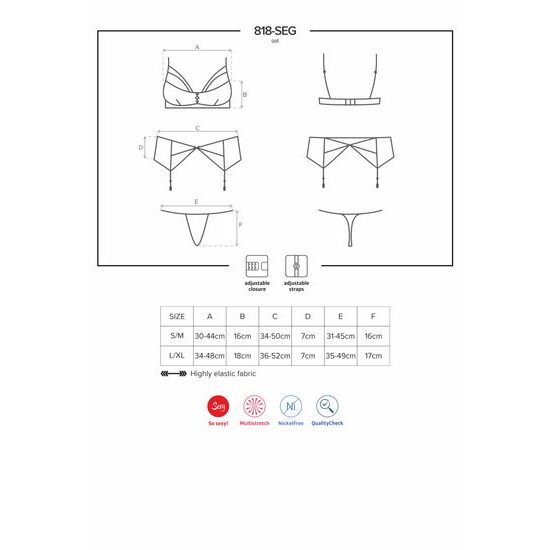 Obsessive 818-SEG szett