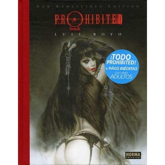 Luis Royo TILTOTT KÖNYV ÚJ REMASTERED KIADÁS