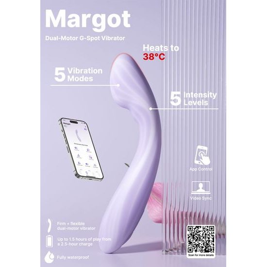 Svakom Margot Flexible Interactive G-Spot Vibrator Lilac