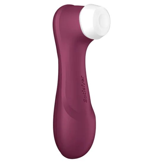Satisfyer Pro 2 Generation 3 Liquid Air Technológiával, Vibrációval és Bluetooth Appal Borvörös