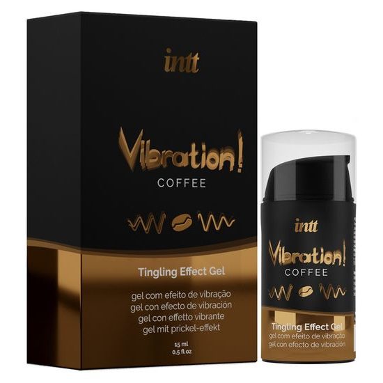 intt Vibration! Tingling Effect Gel Cofee 15 ml