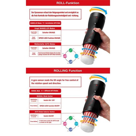 Tenga Gyro Roller Vákuumos