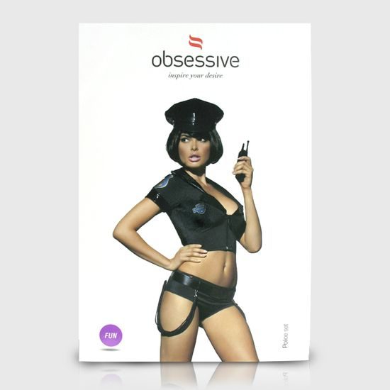 OBSESSIVE Női Jelmez Police Set modell 4361