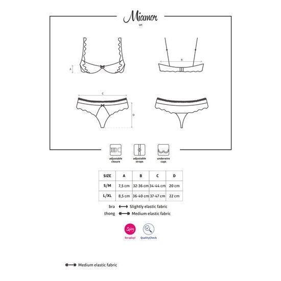 Obsessive Miamor szett