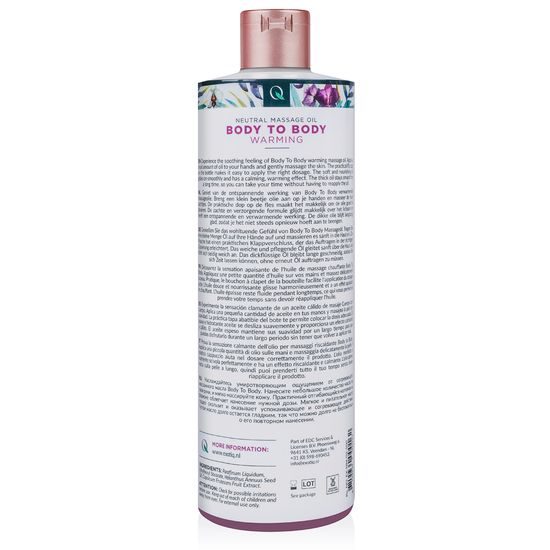 Exotiq Body To Body Melegítő Masszázsolaj 500ml