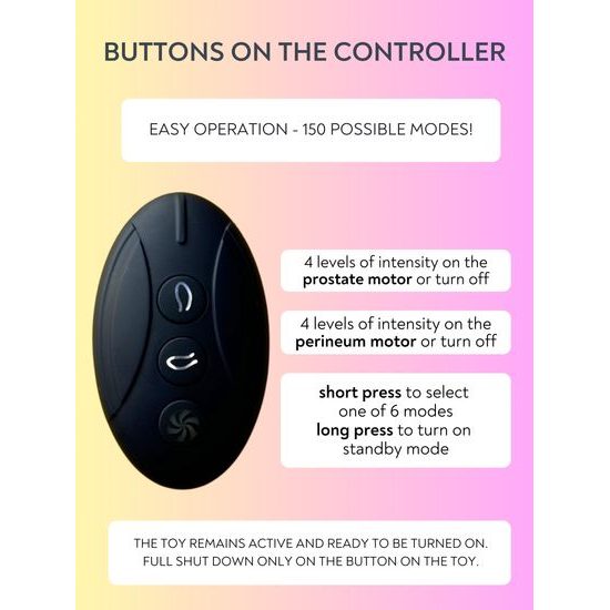 Prosztata masszírozó készülék 2 motorral Spice it Up P-Bliss