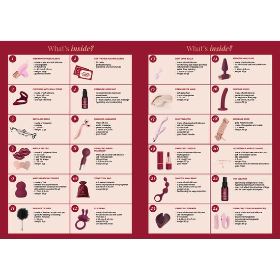 Dreamtoys Pleasure Box Sexy Calendar