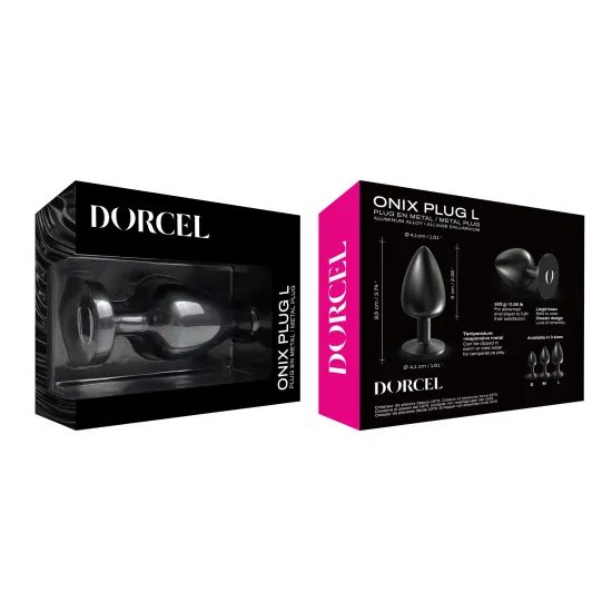 Dorcel Onyx Plug Méret L Fekete
