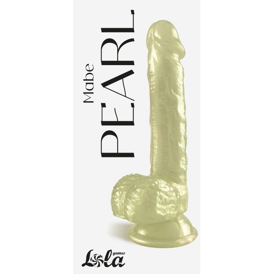Perlethatású dildo Mabe Pearl