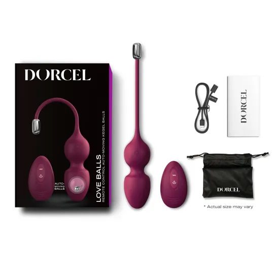 Dorcel Love Balls Vibráló Kegel Golyók Távirányítóval Szilva