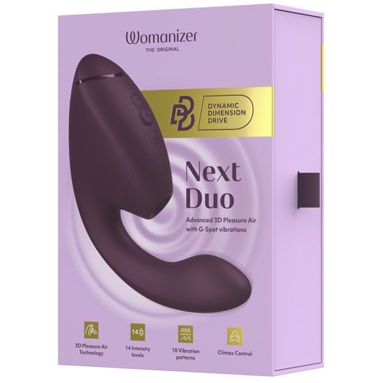 Womanizer Next Duo - 2in1 G-pont vibrátor (lila)