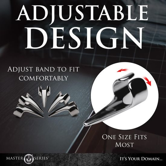 Master Series Clawed 5db-os Érzéki Játékgyűrűk Ezüst