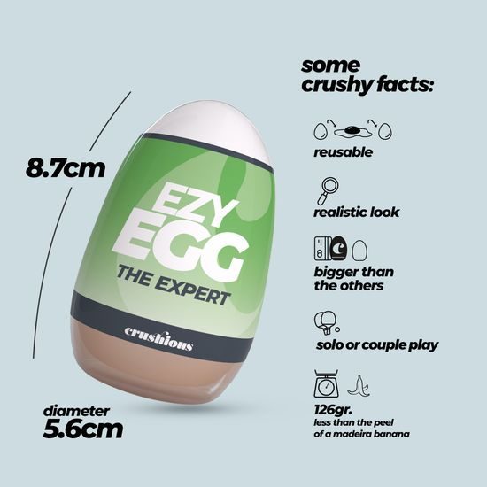 Crushious Ezy Egg The Expert maszturbátor tojás