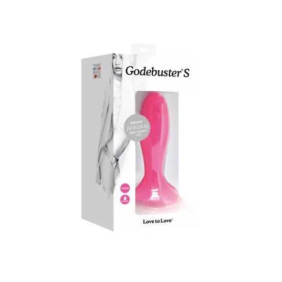 Anális dugó Godbuster S - Veszélyes Pink