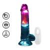 RealRock LED vibrirajoči penis z varlati 7″