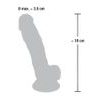 Medicinski silikonski dildo 18 cm