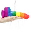 Lovetoy PRIDER LGBT mavrični dildo 8"