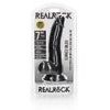 RealRock ukrivljen realističen dildo z modami in priseskom 7"