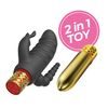 Crushious Romanov Classic vibrator z odstranljivim silikonskim tulcem