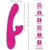 Sweet Smile Dual Swing rožnati rabbit vibrator