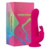 FeelzToys Whirl-Pulse Vrteči Zajčji Vibrator & Daljinski Upravljalnik Roza