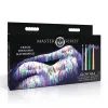 Glow Wax UV Blacklight reaktivne kapljične sveče – set 4 – večbarvno
