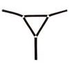 Cottelli LINGERIE odprte okrasne tangice S–L