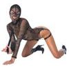 Bad Kitty Net Basque with Head Mask & Long Sleeves Set