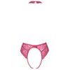 Cottelli čipkast body z odprtim mednožjem 2643537 rožnat