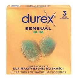 Durex Sensual Slim 3 kos