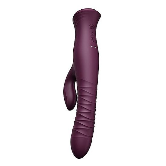 Zalo Mose Potiskajoči Rabbit Vibrator Vijoličen