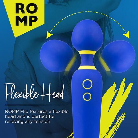 ROMP Flip Wand Massager Modra